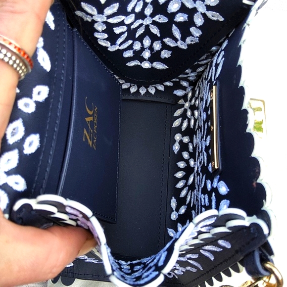 SOLD-Zac Zac Posen Iconic Eartha Mini Top Handle Crossbody Bag - Picture 10 of 14